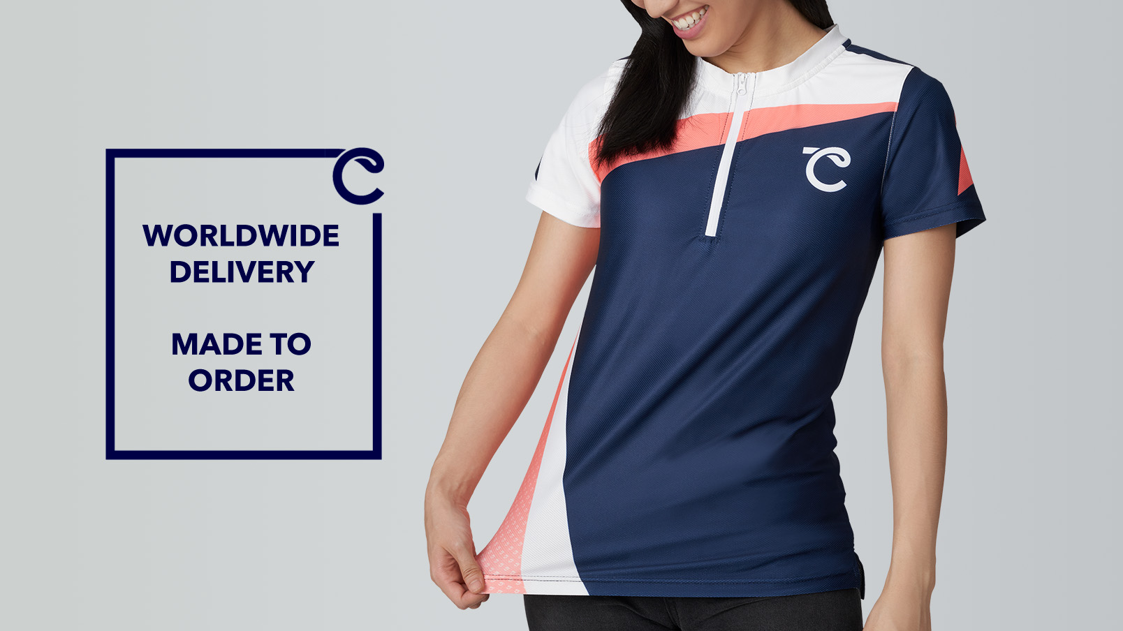 CLIFTON Maida Custom Quarter-Zip Training Top